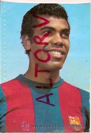 Coleccionismo deportivo: POSTAL A COLOR 123 C F BARCELONA BAR&Ccedil;A MENDOCA FOO SEGUI