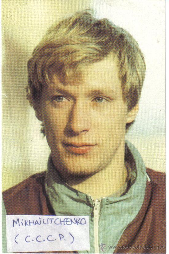 Coleccionismo deportivo: Postal de Mikhailitchenko con la CCCP ( Union Sovietica ) - goly - Foto 1