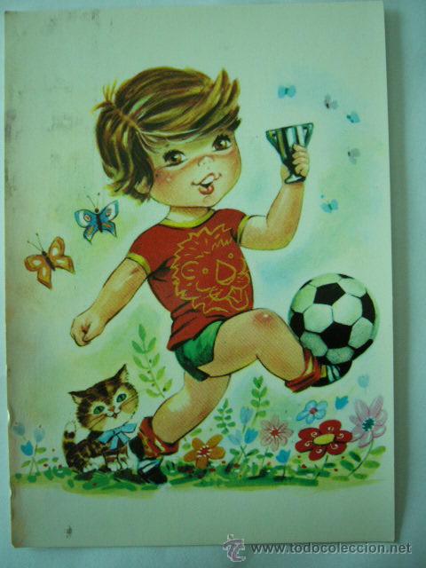 Coleccionismo deportivo: POSTAL FUTBOL.  CIRCULADA.