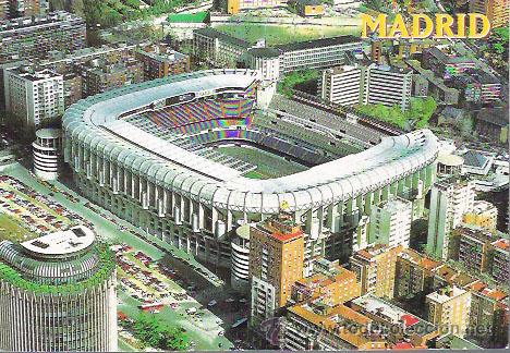 postal madrid estadio de futbol santiago bernab - Compra venta en