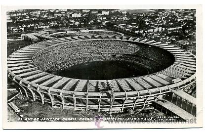 Collezionismo sportivo: POSTAL FUTBOL , ESTADIO MUNICIPAL MARACANA , RIO DE JANEIRO , BRASIL  . PF50
