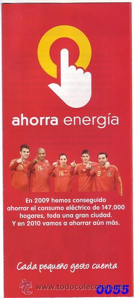 Coleccionismo deportivo: A-143 FOLLETO PUBLICITARIO EQUIPO DE FUTBOL DE ESPA&Ntilde;A LA COPA DEL MUNDO DE LA FIFA WORLD CUP