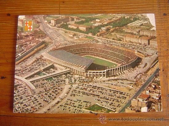 Coleccionismo deportivo: Postal de Barcelona. - Foto 1
