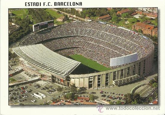 Collectionnisme sportif: POSTAL DEL CAMPO DE FUTBOL DEL BARCELONA