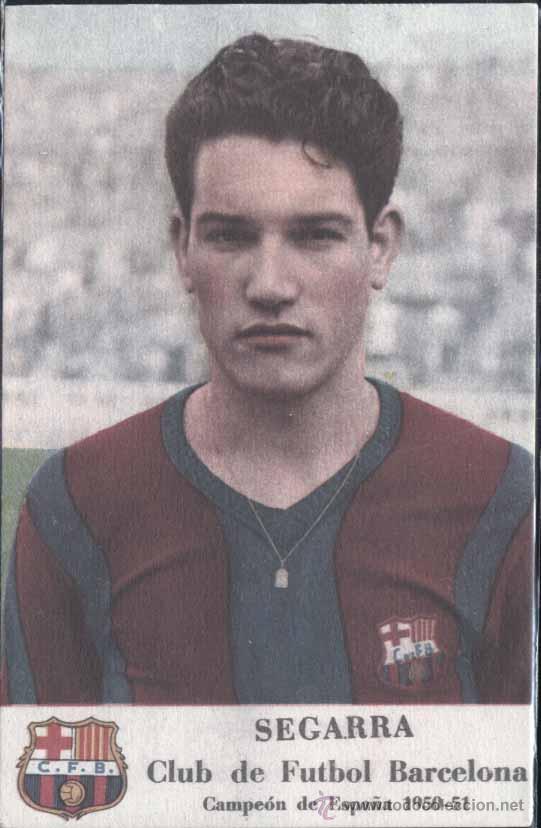 Colecionismo desportivo: SEGARRA.- CLUB DE F&Uacute;TBOL BARCELONA-CAMPE&Oacute;N DE ESPA&Ntilde;A 1950-51-