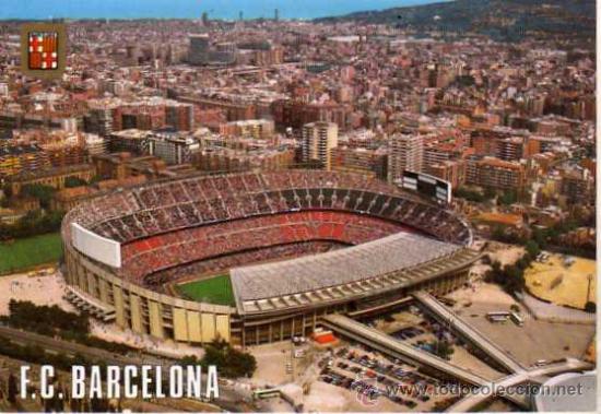 Sports collectibles: Estadio futbol Club Barcelona. 505. Escudo de oro.