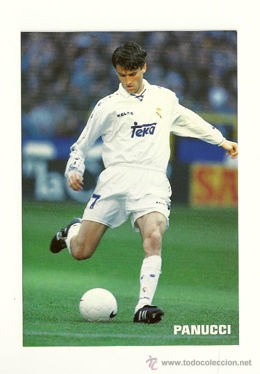 Coleccionismo deportivo: POSTAL PANUCCI (REAL MADRID) A&Ntilde;O 1997 - Foto 1