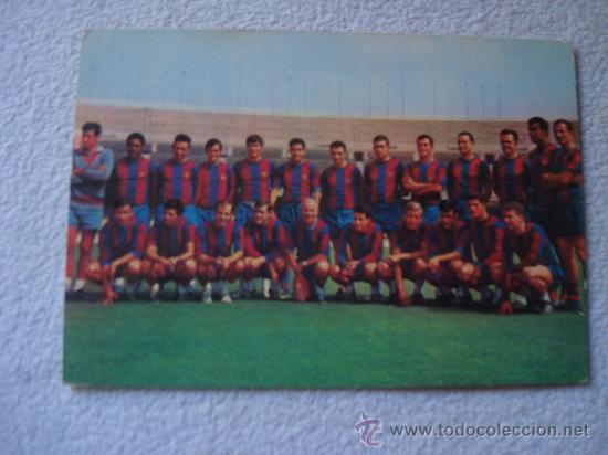 Sports collectibles: postal del f.c.barcelona a&ntilde;os 60