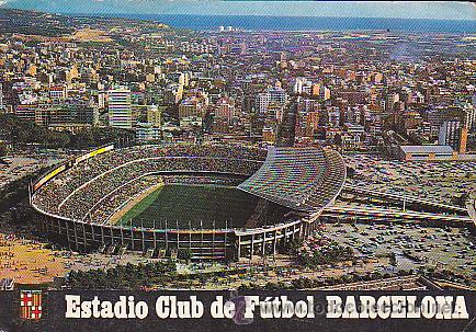 Coleccionismo deportivo: POSTAL ESTADIO C.F. BARCELONA - Foto 1