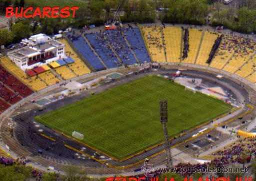 Colecionismo desportivo: CAMPO DE F&Uacute;TBOL - BUCAREST RUMAN&Iacute;A - ESTADIO NACIONAL LIA MANOLIU - NUEVA SIN CIRCULAR