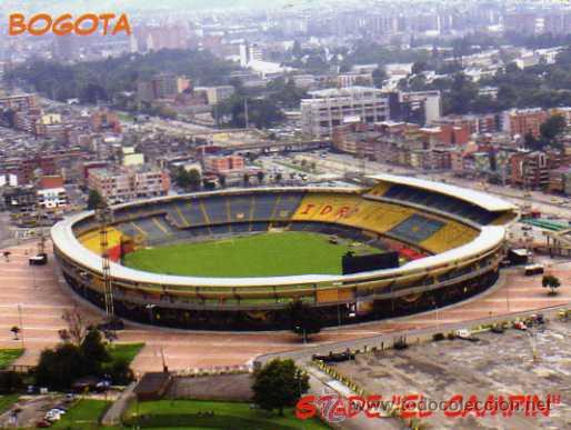Colecionismo desportivo: CAMPO DE F&Uacute;TBOL - MILLONARIOS Y SANTA F&Eacute; DE BOGOT&Aacute; COLOMBIA - ESTADIO EL CAMPIN  NUEVA SIN CIRCULAR