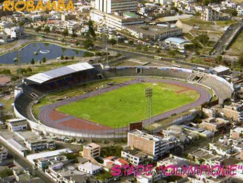 Colecionismo desportivo: CAMPO DE F&Uacute;TBOL - CD OLMEDO Y STAR CLUB DE RIOBAMBA ECUADOR - ESTADIO OLIMPICO - NUEVA SIN CIRCULAR