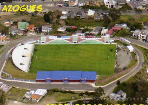 Colecionismo desportivo: CAMPO DE F&Uacute;TBOL - DEPORTIVO AZOGUES ECUADOR - ESTADIO JORGE ANDRADE - NUEVA SIN CIRCULAR