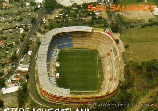 Colecionismo desportivo: CAMPO DE F&Uacute;TBOL - SAN SALVADOR EL SALVADOR - ESTADIO MONUMENTAL CUSCATLAN - NUEVA SIN CIRCULAR