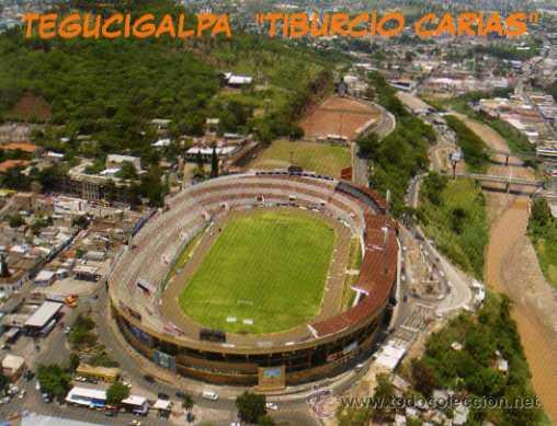 Colecionismo desportivo: CAMPO DE F&Uacute;TBOL - TEGUCIGALPA HONDURAS - ESTADIO NACIONAL TIBURCIO CARIAS - NUEVA SIN CIRCULAR