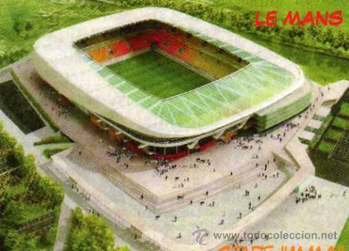 Colecionismo desportivo: CAMPO DE F&Uacute;TBOL - LE MANS FRANCIA - ESTADIO LE NOUVEAU - NUEVA SIN CIRCULAR