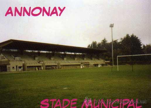 Colecionismo desportivo: CAMPO DE F&Uacute;TBOL - ANNONAY FRANCIA - ESTADIO MUNICIPAL - NUEVA SIN CIRCULAR
