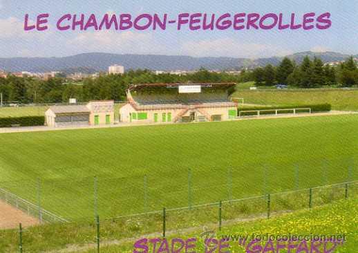 Colecionismo desportivo: CAMPO DE F&Uacute;TBOL - LE CAMBON-FEUGEROLLES FRANCIA - ESTADIO DE GAFFARD - NUEVA SIN CIRCULAR