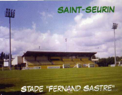 Colecionismo desportivo: CAMPO DE F&Uacute;TBOL - SAINT-SEURIN FRANCIA - ESTADIO FERNAND SASTRE - NUEVA SIN CIRCULAR