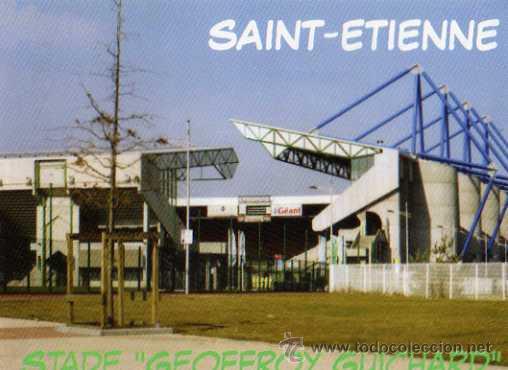 Colecionismo desportivo: CAMPO DE F&Uacute;TBOL - AS  SAINT ETIENNE FRANCIA - ESTADIO GEOFFROY GUICHARD - NUEVA SIN CIRCULAR