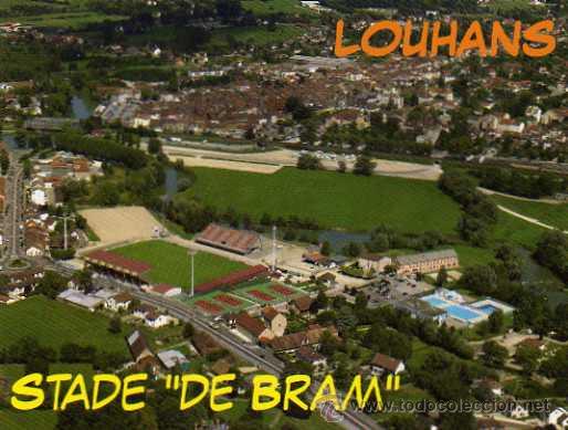 Colecionismo desportivo: CAMPO DE F&Uacute;TBOL - LOUHANS FRANCIA - ESTADIO DE BRAM - NUEVA SIN CIRCULAR