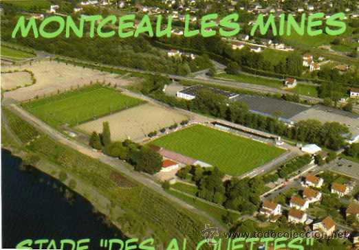 Sports collectibles: CAMPO DE F&Uacute;TBOL - MONTCEAU LES MINES FRANCIA - ESTADIO DES ALOUETTES - NUEVA SIN CIRCULAR