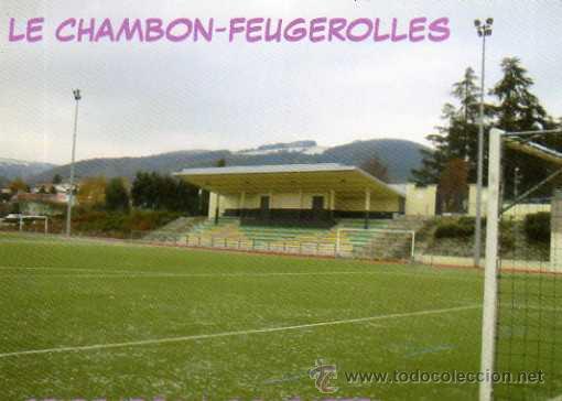 Colecionismo desportivo: CAMPO DE F&Uacute;TBOL - LE CHAMBON-FEUGEROLLES FRANCIA - ESTADIO DE LA POURATTE - NUEVA SIN CIRCULAR