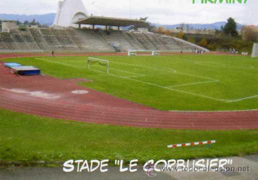 Colecionismo desportivo: CAMPO DE F&Uacute;TBOL - FIRMINY FRANCIA - ESTADIO LE CORBUSIER - NUEVA SIN CIRCULAR