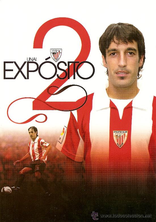 Collectionnisme sportif: POSTAL OFICIAL ATHLETIC CLUB &rdquo;EXP&Oacute;SITO&rdquo;. TEMPORADA 2007-08. NUEVA