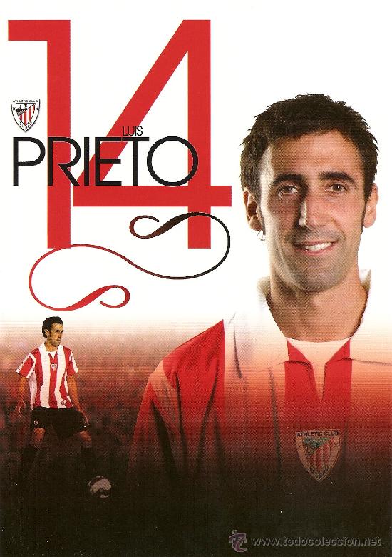 Collectionnisme sportif: POSTAL OFICIAL ATHLETIC CLUB &rdquo;PRIETO&rdquo;. TEMPORADA 2007-08. NUEVA