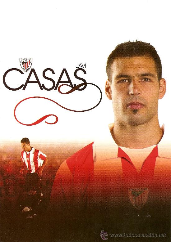 Collectionnisme sportif: POSTAL OFICIAL ATHLETIC CLUB &rdquo;CASAS&rdquo;. TEMPORADA 2007-08. NUEVA