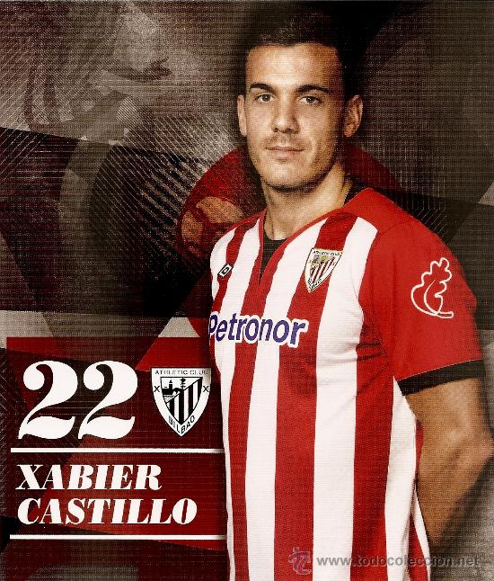 Collectionnisme sportif: POSTAL OFICIAL ATHLETIC CLUB. &rdquo;XABIER CASTILLO&rdquo;. TEMPORADA 2011-12. NUEVA.