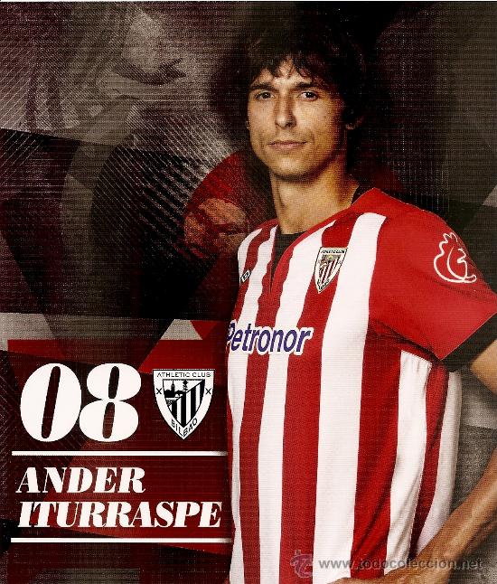 Collectionnisme sportif: POSTAL OFICIAL ATHLETIC CLUB. &rdquo;ANDER ITURRASPE&rdquo;. TEMPORADA 2011-12. NUEVA.