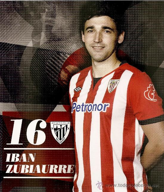 Collectionnisme sportif: POSTAL OFICIAL ATHLETIC CLUB. &rdquo;IBAN ZUBIAURRE&rdquo;. TEMPORADA 2011-12. NUEVA.