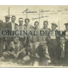 Coleccionismo deportivo: (F-435)POSTAL FOTOGRAFICA DEL EQUIPO DE RESERVAS 1927-28-FOOT-BALL F.C.BARCELONA EN TARRASSA
