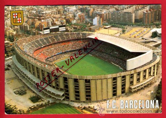Sammelleidenschaft Sport: POSTAL CAMPO DE FUTBOL , ESTADIO FC BARCELONA  , ORIGINAL