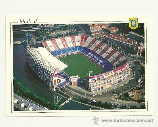 Postal Estadio Vicente Calderon Anos 90 Nº2 Comprar Postales Antiguas De Futbol En Todocoleccion