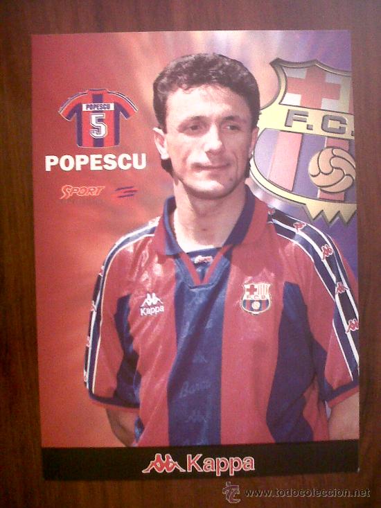 Sammelleidenschaft Sport: LAMINA POPESCU F.C.B.-SPORT KAPPA 21X30