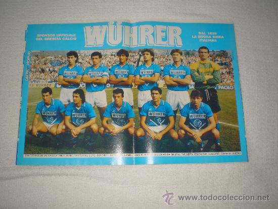 Coleccionismo deportivo: POSTER BRESCIA 86-87 - Foto 1