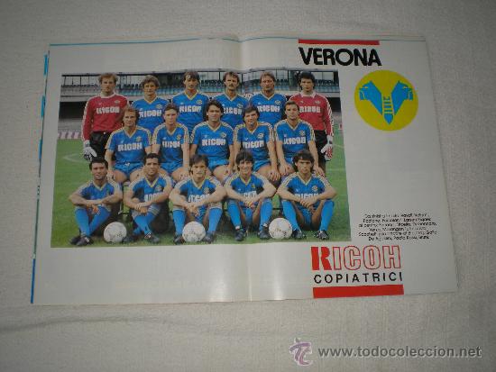 Coleccionismo deportivo: POSTER VERONA 86-87 - Foto 1