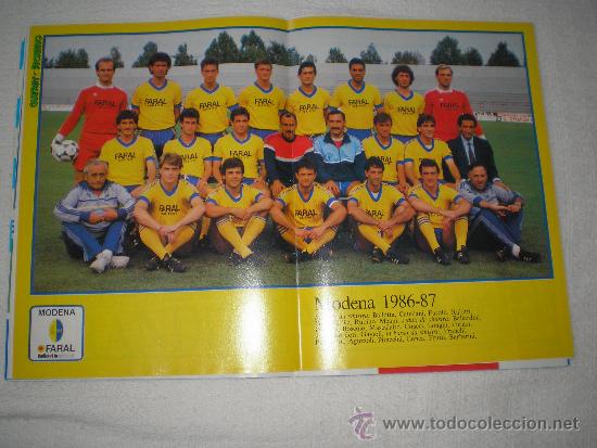 Coleccionismo deportivo: POSTER MODENA 86-87 - Foto 1