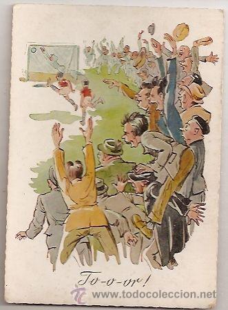 Coleccionismo deportivo: Francia. Postal francesa de f&uacute;tbol - Foto 1