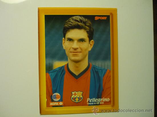 Sports collectibles: POSTAL CARTON DURO F.C.BARCELONA PELLEGRINO