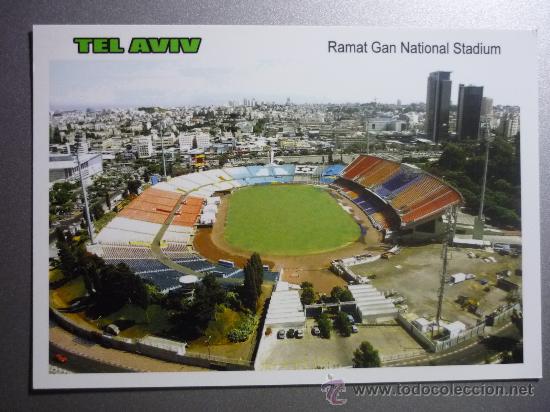 Sports collectibles: postal campo futbol TEL AVIV RAMAT GAN NATIONAL STADIUM