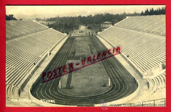 Sammelleidenschaft Sport: POSTAL FUTBOL, CAMPO ESTADIO ATENAS, GRECIA , ORIGINAL, P71434