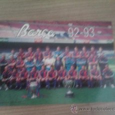 Coleccionismo deportivo: POSTAL PLANTILLA 1992 1993 F C BARCELONA CAMPEON LIGA CHAMPIONS LEAGUE
