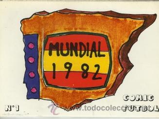 Coleccionismo deportivo: postales comic futbol mundial 1982-7 postales unidas
