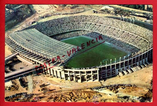 Sports collectibles: POSTAL FUTBOL, ESTADIO CAMPO BARCELONA VISTA AEREA , ORIGINAL , P78411