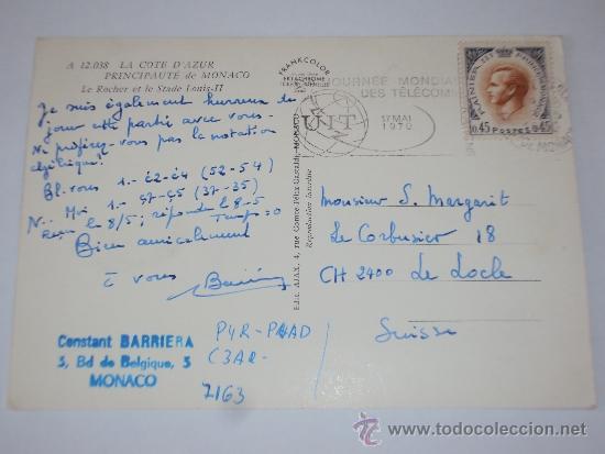 Coleccionismo deportivo: Stadio Louis II Monaco - Foto 2
