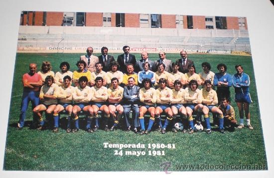 Collectionnisme sportif: Postal felicitaci&oacute;n navide&ntilde;a del Cadiz C. F. temporada 1980-1981.